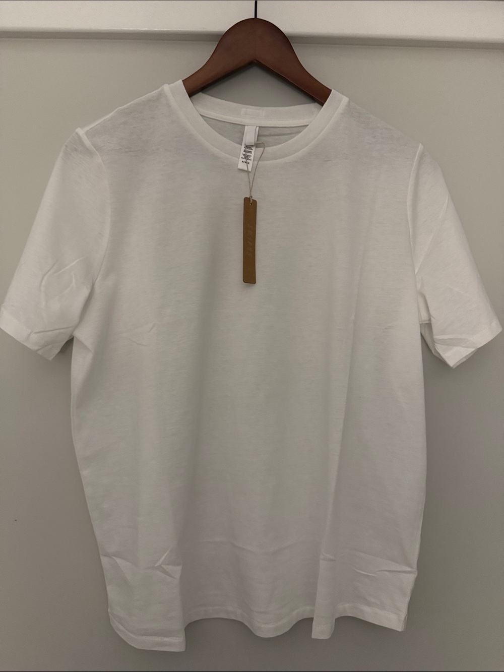SKIMS Men's White Short Sleeve Crew Tee